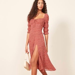 Reformation Midi Floral Dress